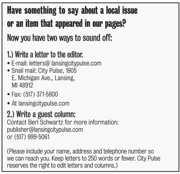 Letters To The Editor City Pulse