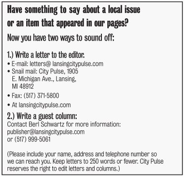 Letter To The Editor City Pulse