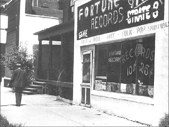 Fortune Records building at 3942 Third Ave., Detroit Michigan. It was demolished in 2001 after years of vacancy.